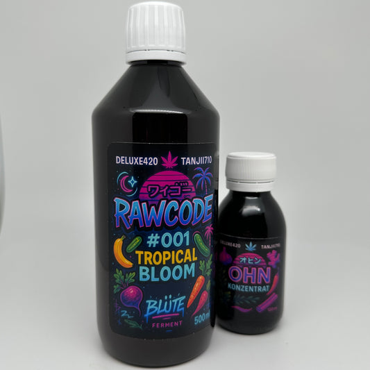bundle aus einer flasche rawcode #001 und einer flasche ohn