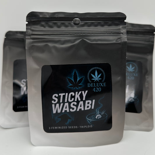 stixky wasabi triploid seedpack, schwarz weiß, edel, asiatischer style